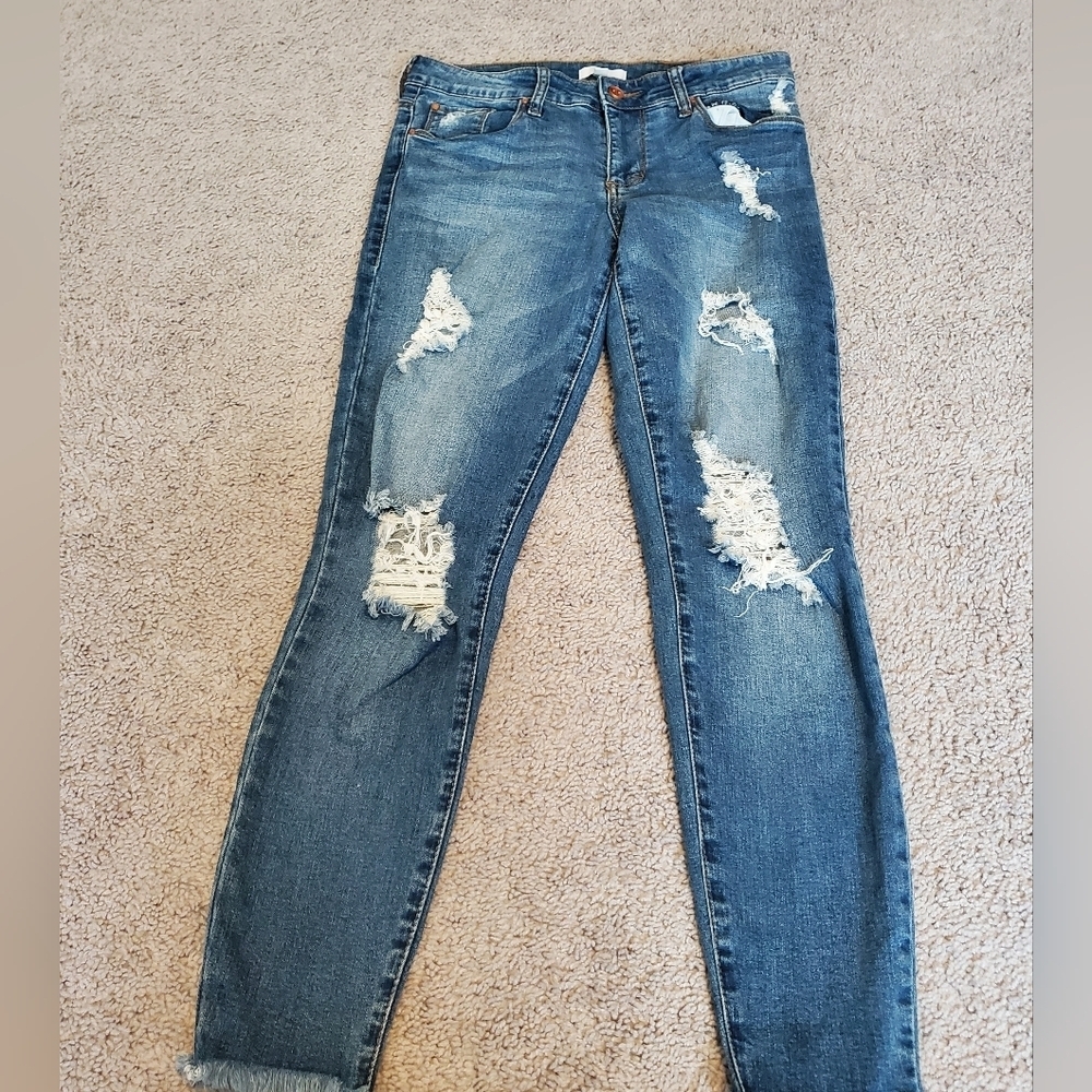 BP Distressed Blue Women's Jeans Size 27